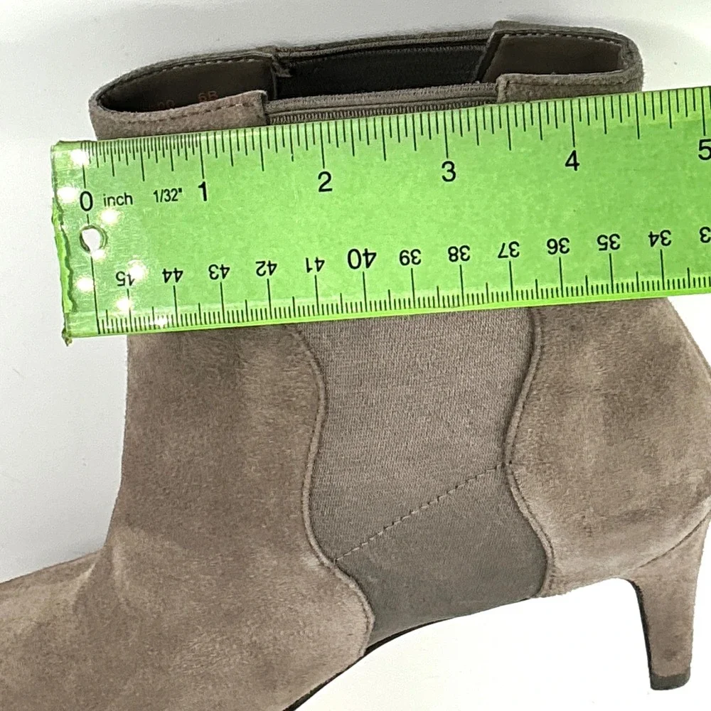Cole Haan Grand 360 Womens Size 6 B Taupe‎ Suede Kitten Heel Ankle Boots